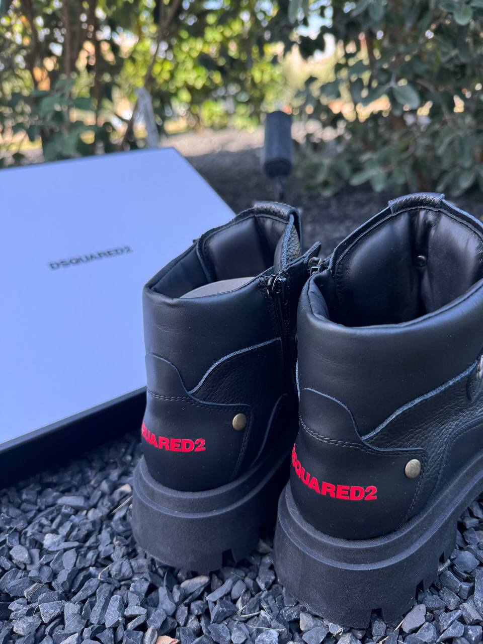 Кожаные ботинки DSQUARED2 Montelpare