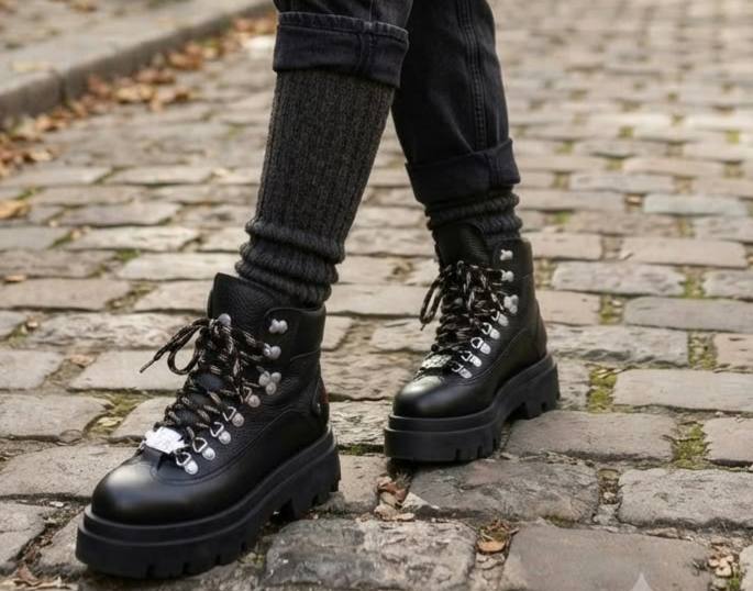 Кожаные ботинки DSQUARED2 Montelpare