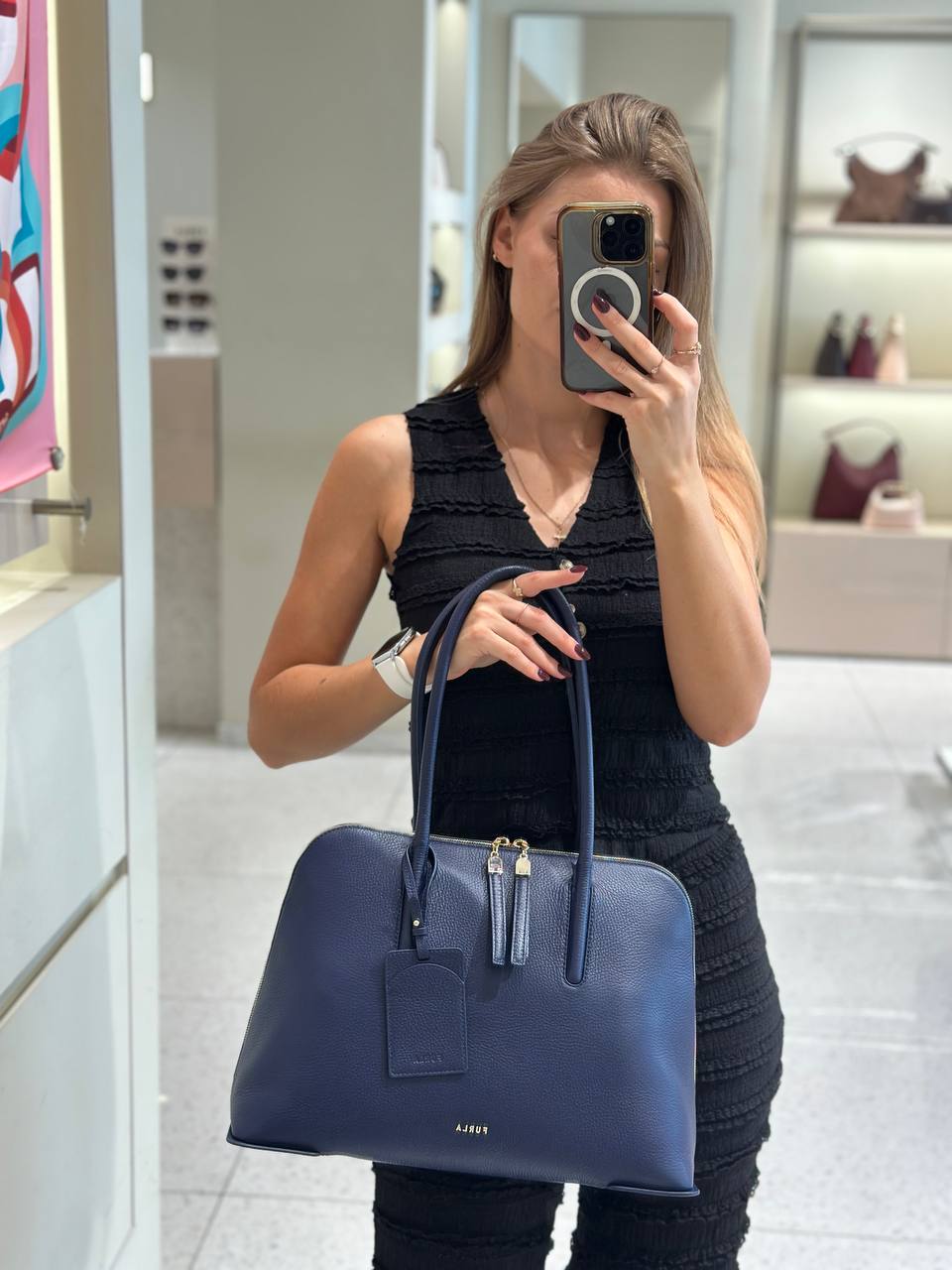 Кожаная сумка Furla Atmosfera