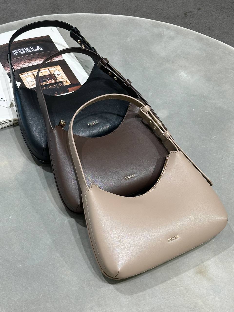 Кожаная сумка Furla
