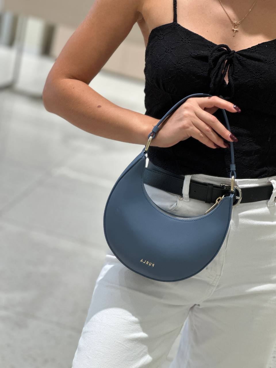 Кожаная сумка Furla