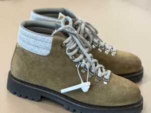 Ботинки замшевые хайкеры PESERICO OUTLET