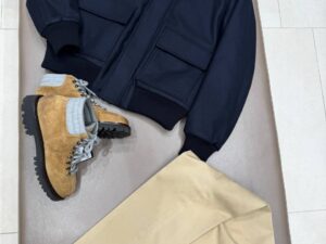 Ботинки замшевые хайкеры PESERICO OUTLET