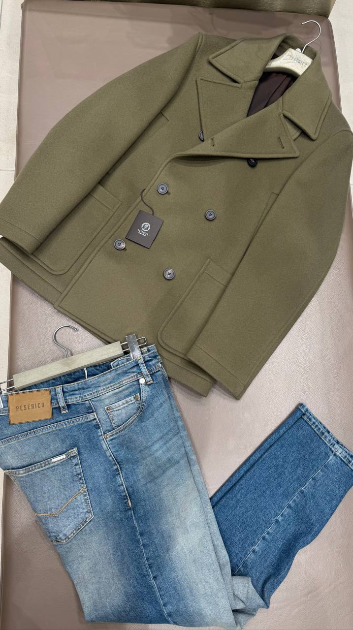 Пальто двубортное Peserico PESERICO OUTLET