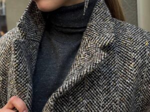 Пальто женское твидовое PESERICO OUTLET