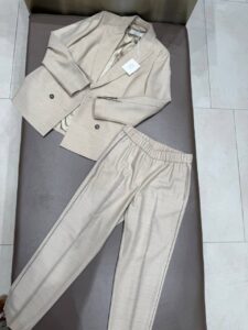 Двубортный шерстяной жакет PESERICO OUTLET