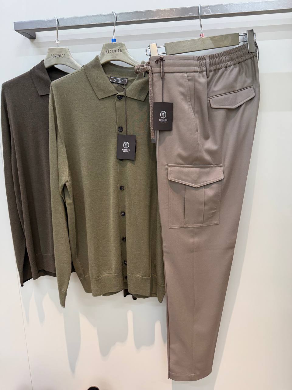 Кардиган-поло мужской Peserico PESERICO OUTLET