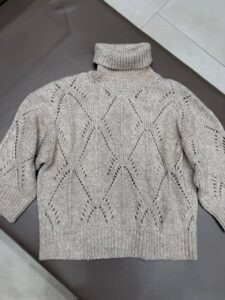 Женский ажурный свитер PESERICO OUTLET