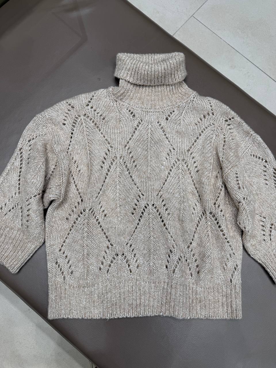 Женский ажурный свитер PESERICO OUTLET