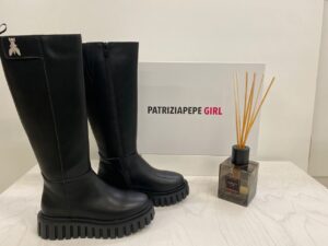 Сапоги кожаные Patrizia Pepe Mix