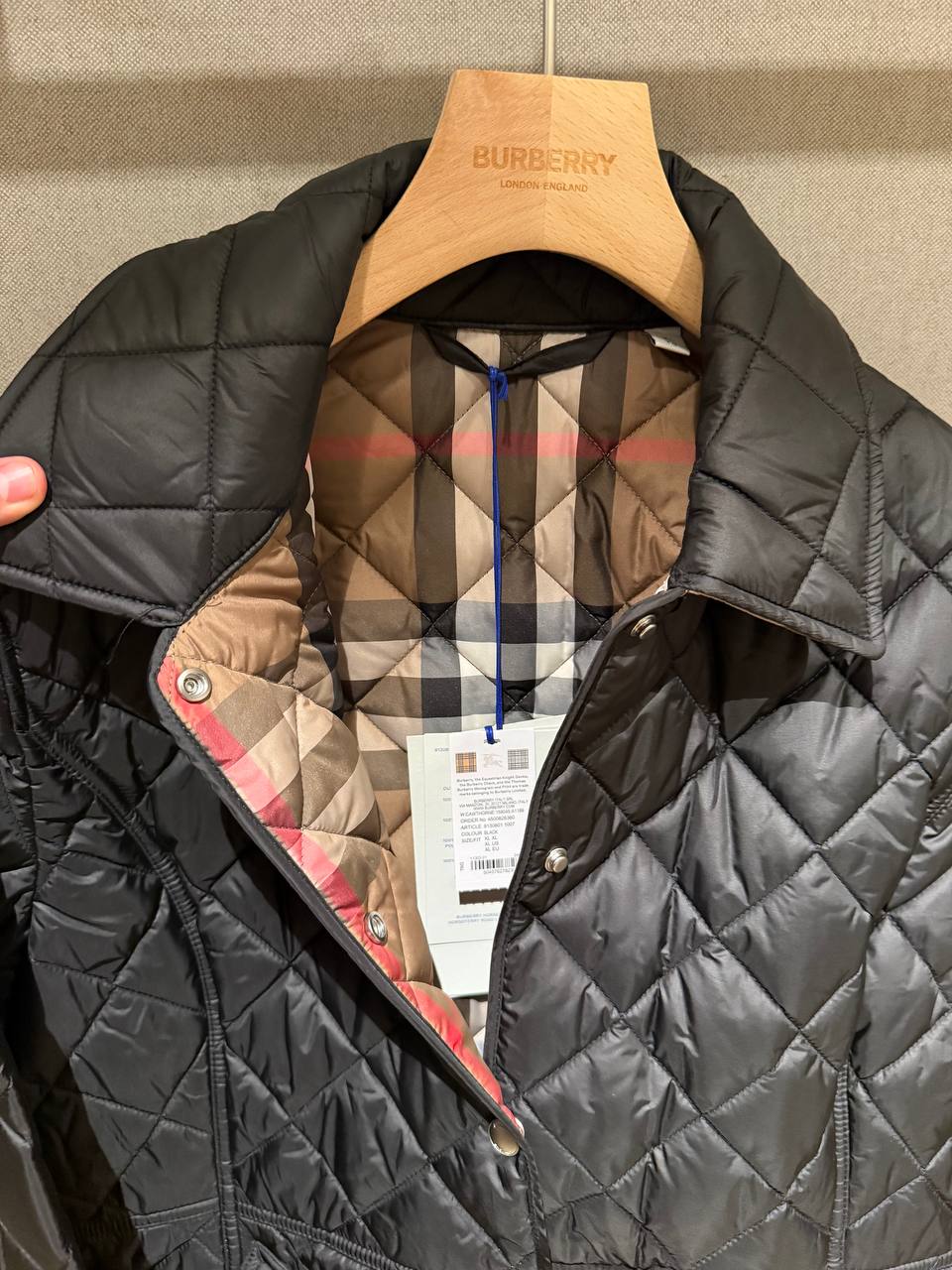 Стеганая куртка Burberry BURBERRY OUTLET 2 3 4 5