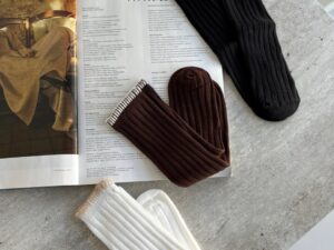 Носки женские с декором LEATHER