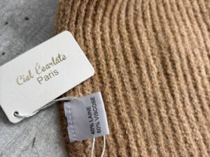 Шарф вязаный Ciel Écarlate LEATHER