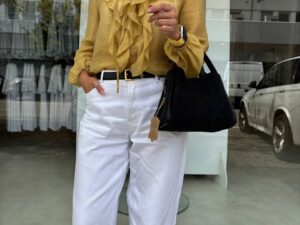 Сумка женская замшевая черная LEATHER
