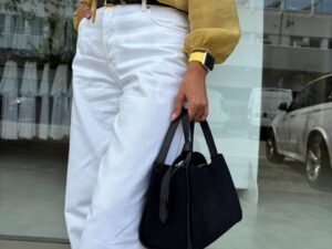 Сумка женская замшевая черная LEATHER