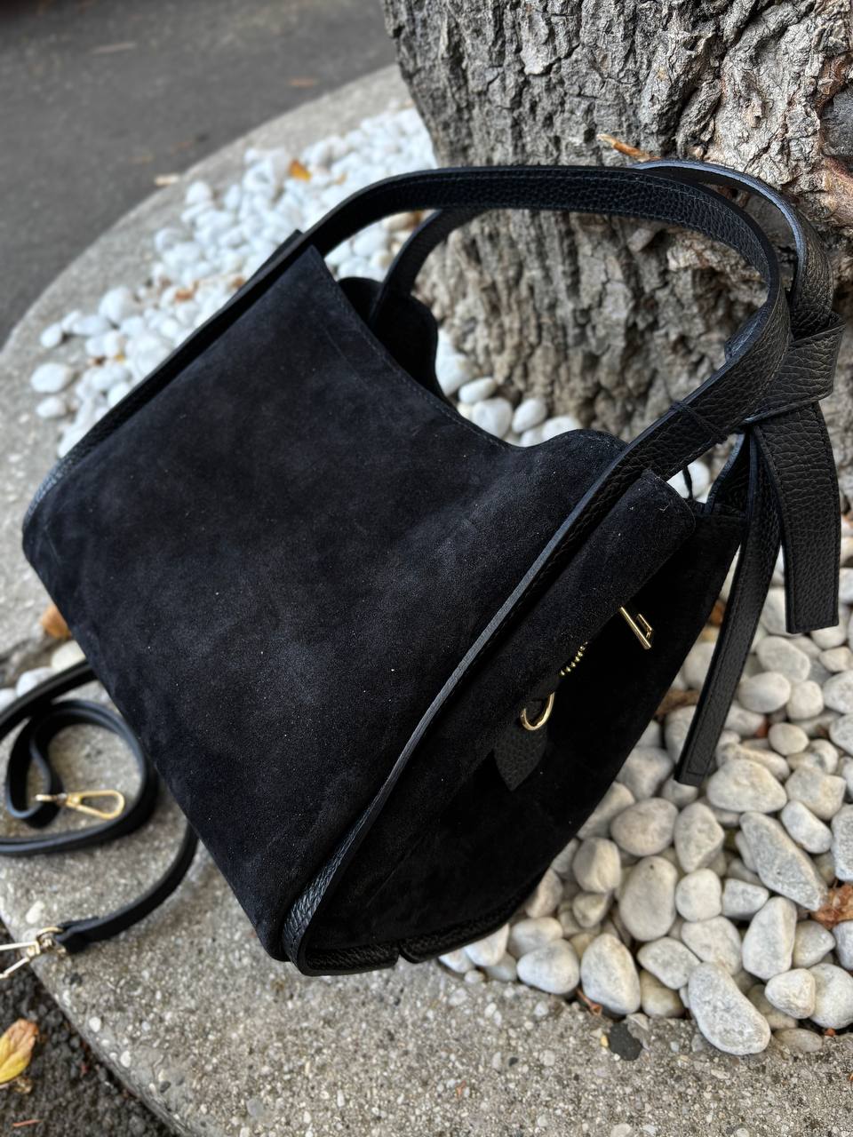 Сумка женская из замши LEATHER 2
