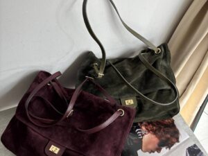 Сумка замшевая женская LEATHER COUNTRY