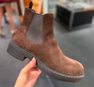 Ботинки челси замшевые Prada Outlet