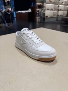 Кеды кожаные Prada Prada Outlet