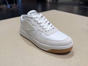 Кеды кожаные Prada Prada Outlet
