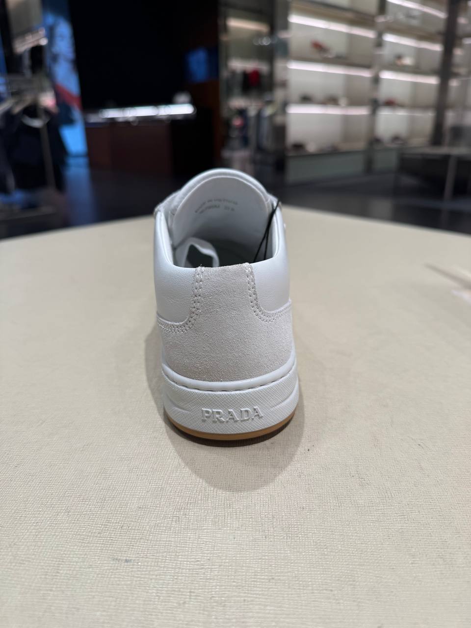 Кеды кожаные Prada Prada Outlet
