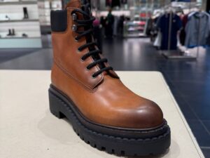 Ботинки кожаные Prada Prada Outlet