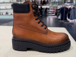 Ботинки кожаные Prada Prada Outlet
