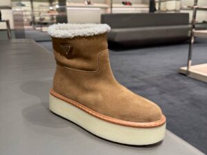 Замшевые ботинки Prada Prada Outlet