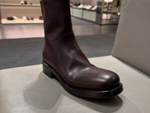 Ботинки кожаные Prada Prada Outlet