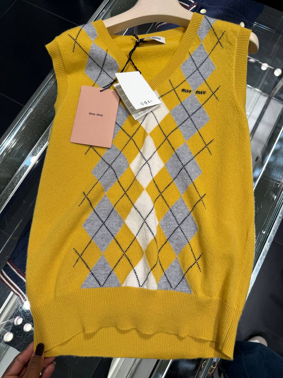 Вязаный жилет Miu Miu Prada