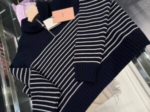 Свитер в полоску Miu Miu
