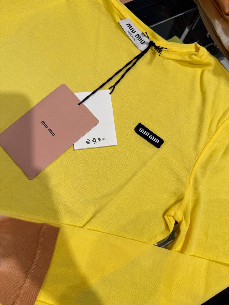 Платье хлопковое Miu Miu Prada