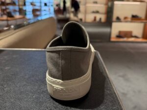 Кеды текстильные Prada Prada Outlet