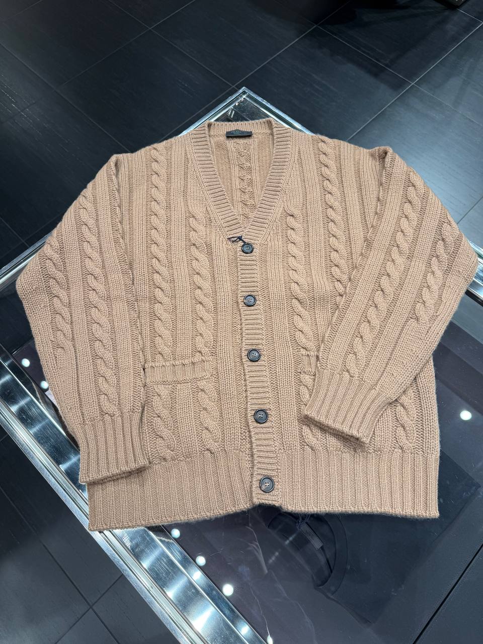 Кардиган фактурной вязки Prada Prada