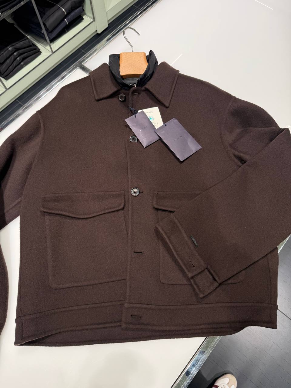Шерстяная куртка Zegna Prada Outlet