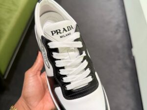 Кожаные кеды Prada Downtown Prada