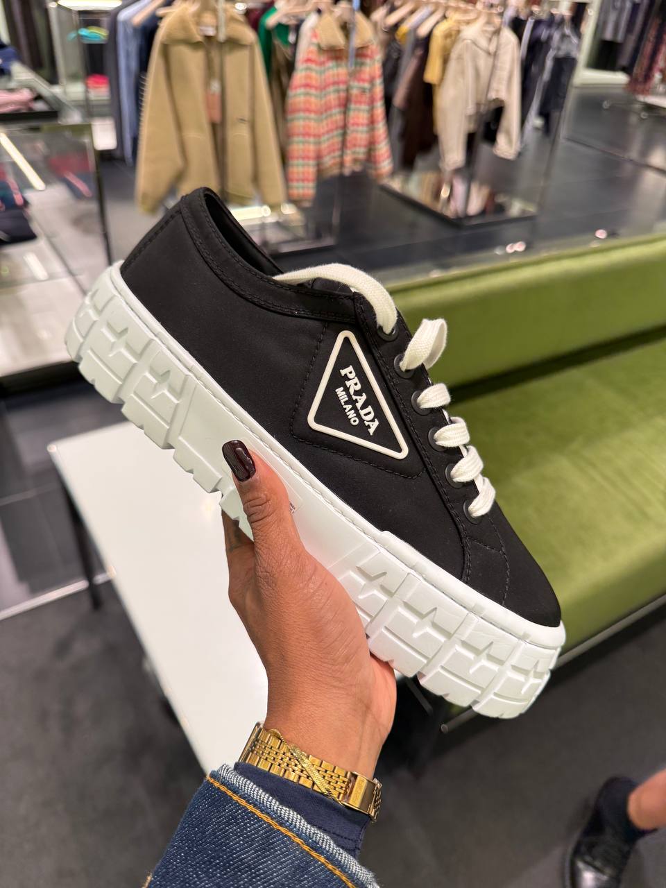 Кеды Prada Re-Nylon Prada Outlet