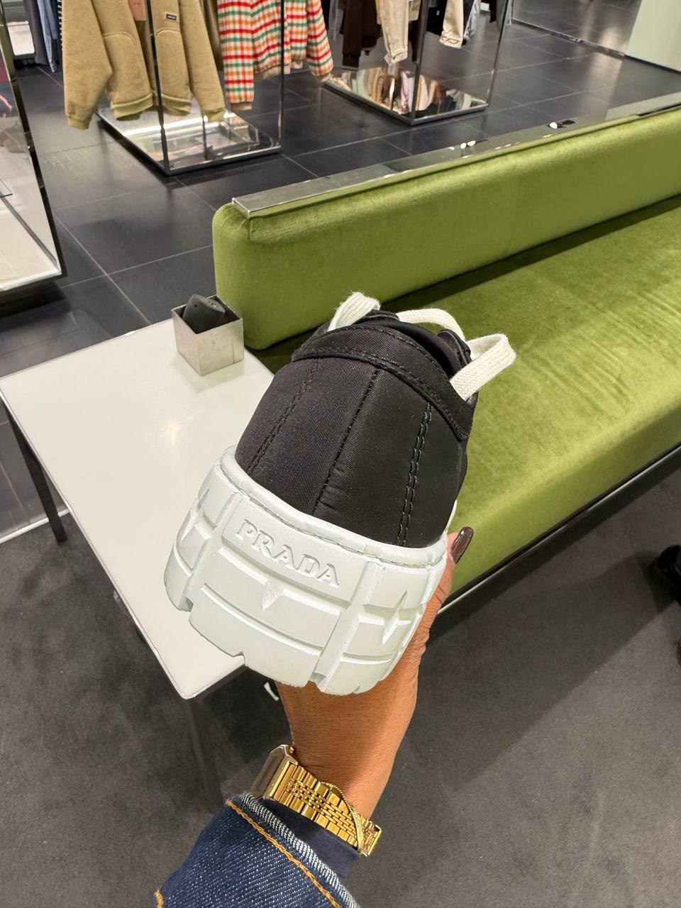Кеды Prada Re-Nylon Prada Outlet