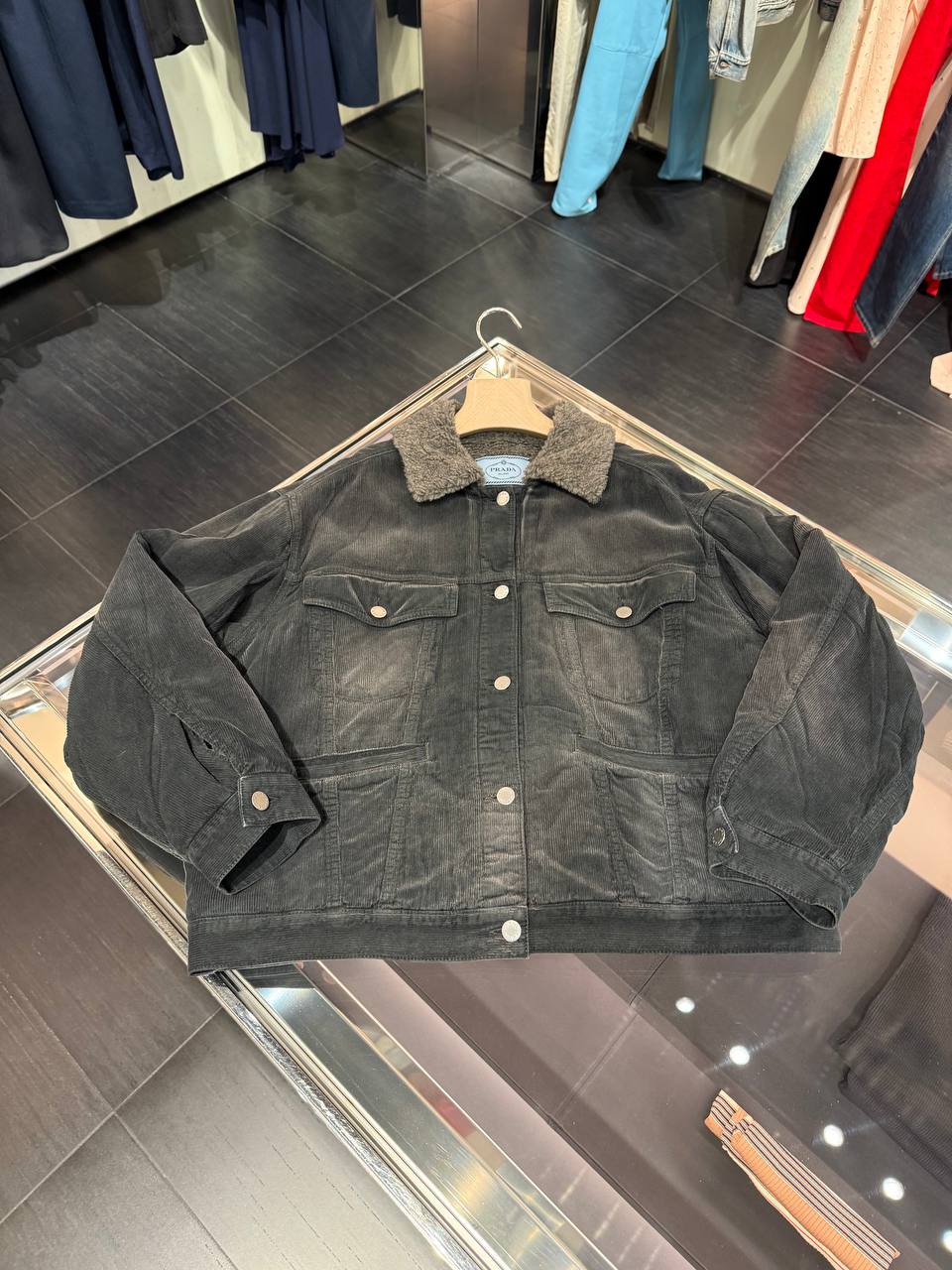 Вельветовая куртка Prada Prada Outlet