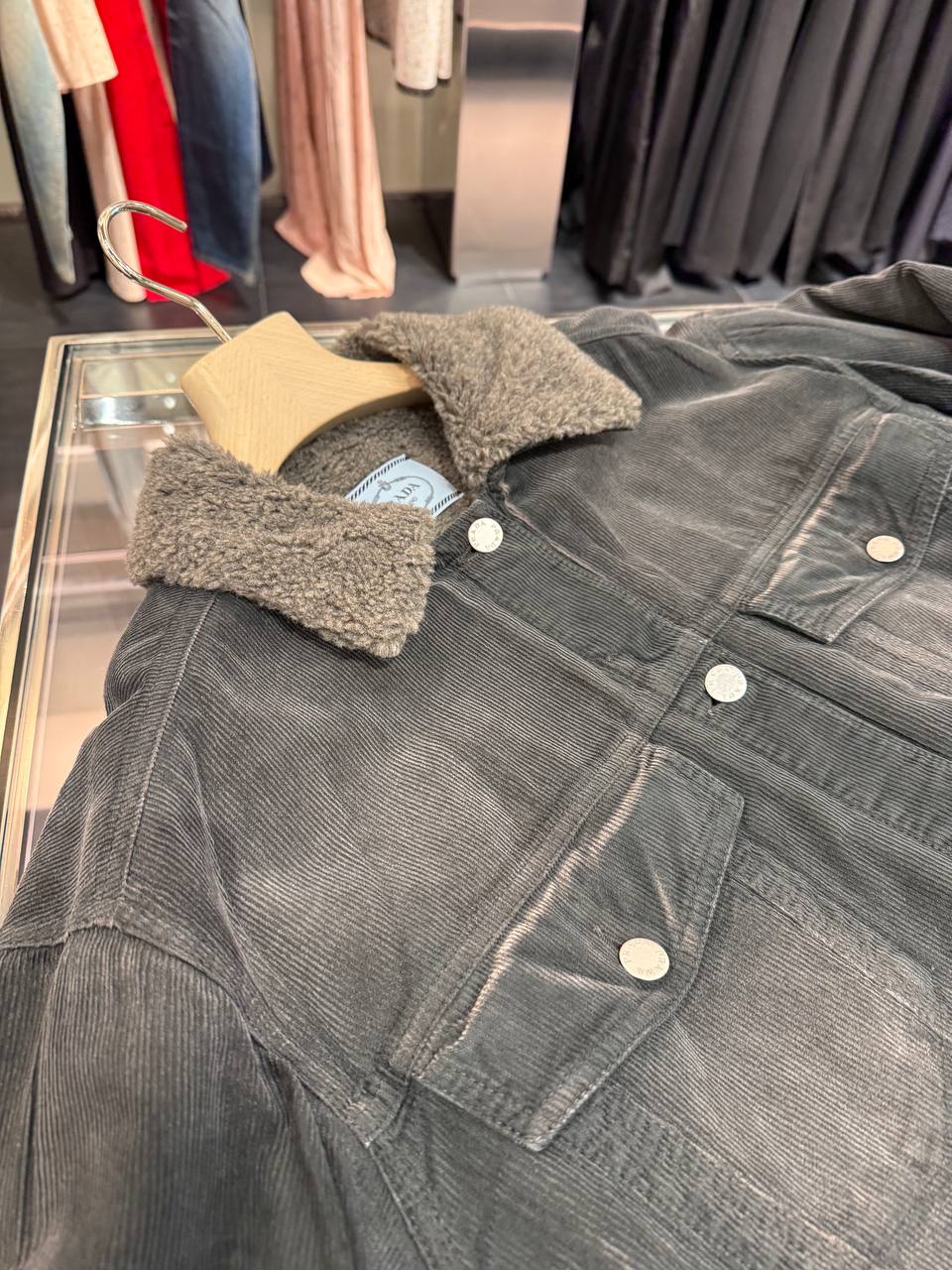 Вельветовая куртка Prada Prada Outlet