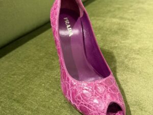 Туфли Prada с открытым мысом — фото 1 Туфли Prada с открытым мысом