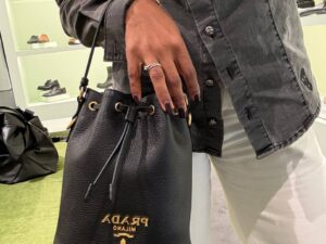 Кожаная сумка-ведро Prada PRADA OUTLET_TEMP