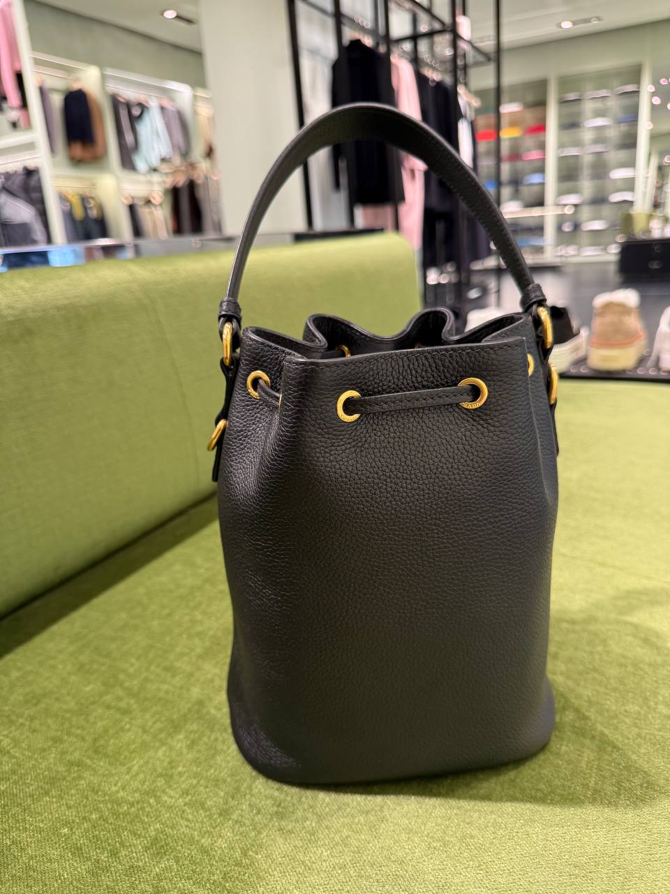 Кожаная сумка-ведро Prada PRADA OUTLET_TEMP