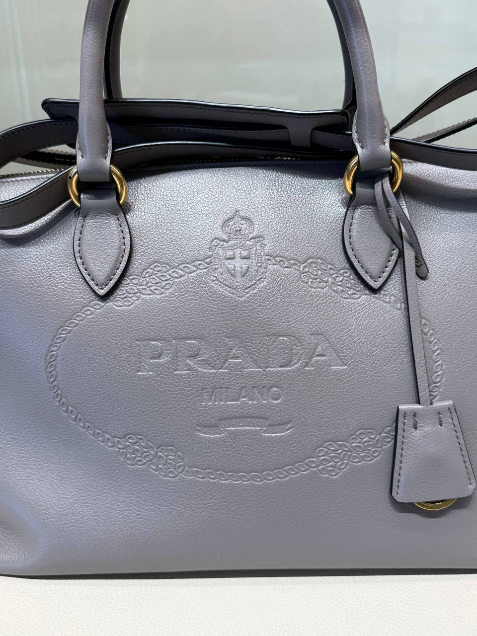 Кожаная сумка Prada PRADA OUTLET