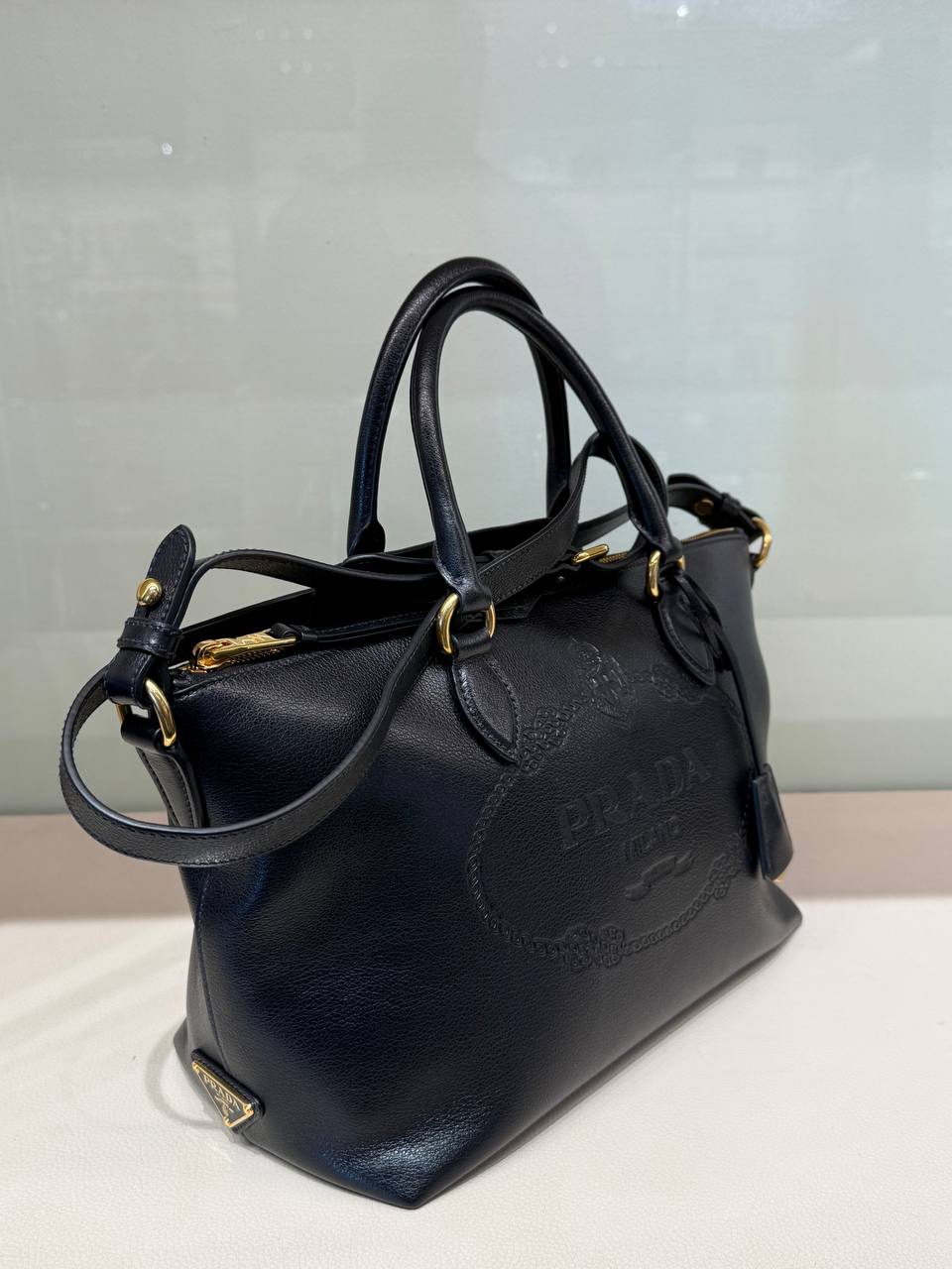 Кожаная сумка Prada PRADA OUTLET 2 3
