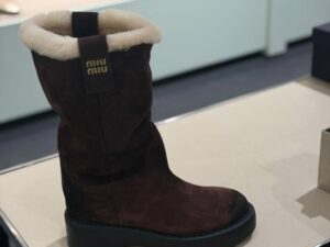 Сапоги замшевые Miu Miu PRADA