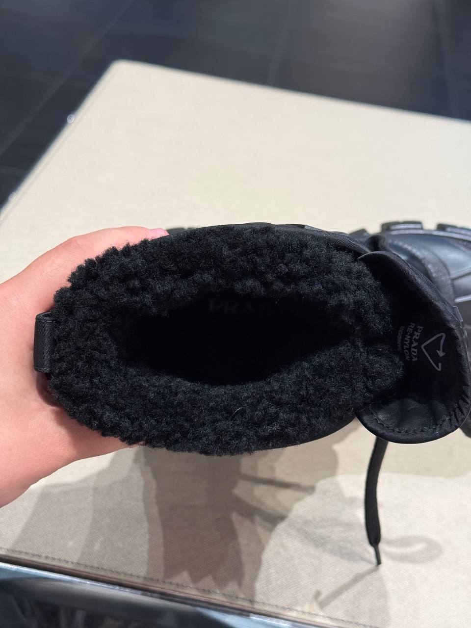 Ботинки зимние Prada Re-Nylon PRADA