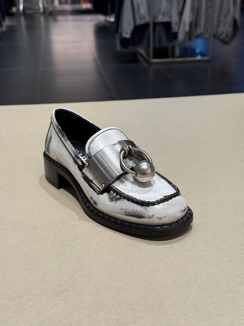 Лоферы кожаные Prada PRADA OUTLET_TEMP