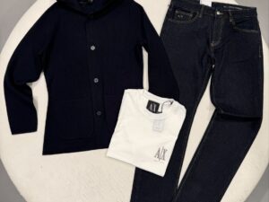 Кардиган с капюшоном Armani Exchange — фото 1 Кардиган с капюшоном Armani Exchange