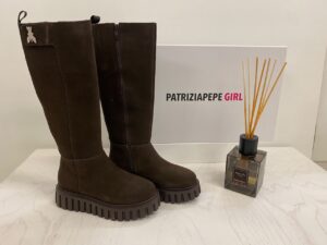 Замшевые сапоги Patrizia Pepe Mix